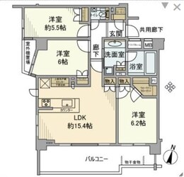 グランノエル鷺沼ヒルズの物件間取画像